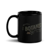 Load image into Gallery viewer, The Moody Botanist Black Glossy Mug
