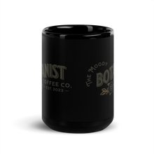 Load image into Gallery viewer, The Moody Botanist Black Glossy Mug
